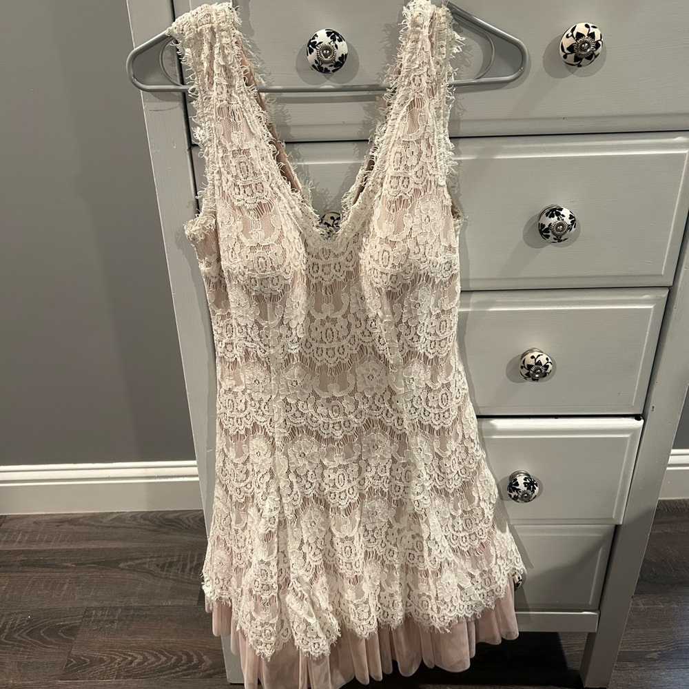 Adam Lace Chemise - Cream